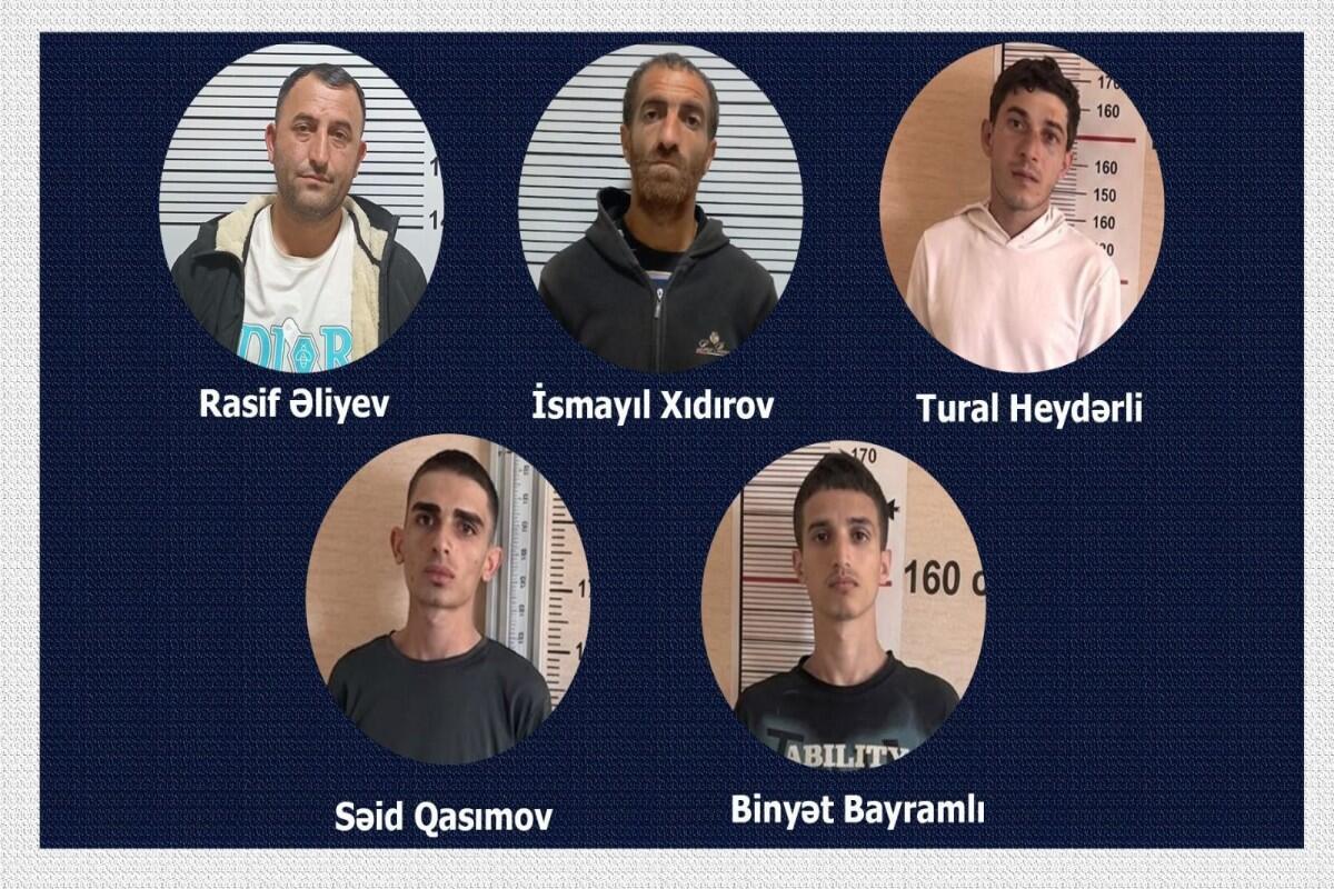 5 nəfərlik oğurluq şəbəkəsi ifşa olundu - VİDEO