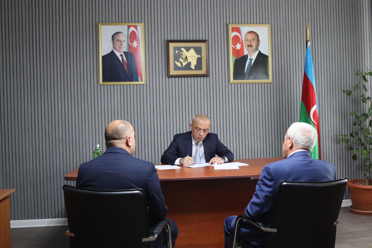 Azərbaycan Dövlət Su Ehtiyatları Agentliyinin sədri Zaqatalada vətəndaşlarla görüşüb