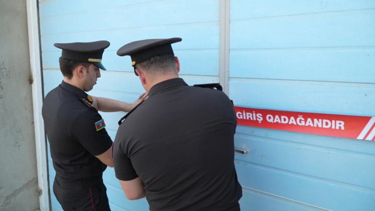 FHN Qaradağda anbarın fəaliyyətini dayandırdı - VİDEO