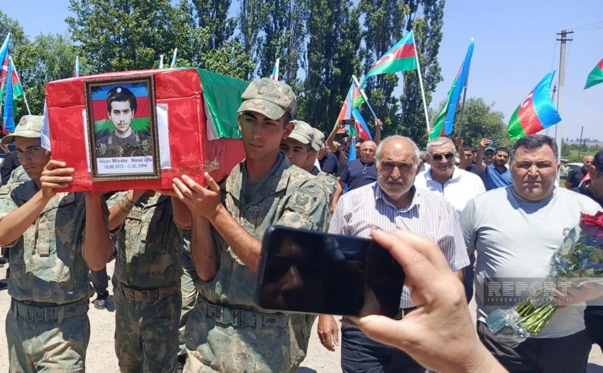Birinci Qarabağ müharibəsinin itkin şəhidi Füzulidə dəfn edilib