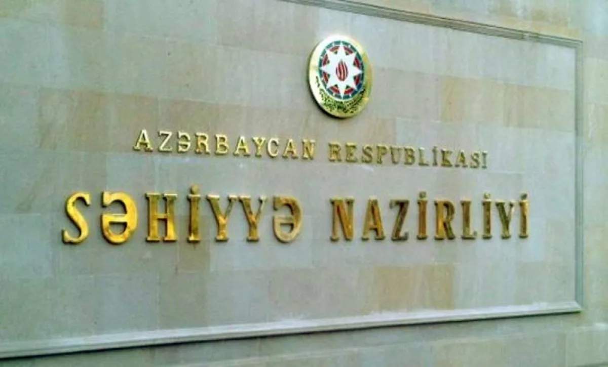 Səhiyyə Nazirliyi texniki nasazlıqla bağlı məlumat yayıb Səhiyyə Nazirliyi texniki nasazlıqla bağlı məlumat yayıb